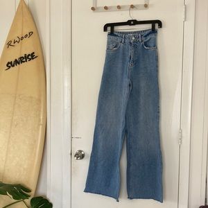 Zara Baggy Flare Jeans